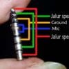 Cara Menyambung Kabel Headset 4 dan 5 warna lengkap
