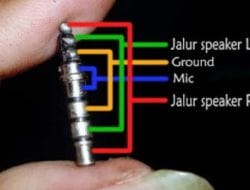 Cara Menyambung Kabel Headset 4 dan 5 warna lengkap