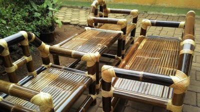 Cara Membuat Kursi Dari Bambu Untuk Pemula