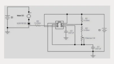 Skema Rangkaian pengendali motor DC - Memanfaatkan Perubahan Frekuensi untuk Kecepatan Optimal