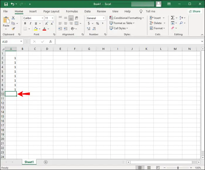 Cara Menghitung Sel dengan Teks di Excel pada PC Windows
