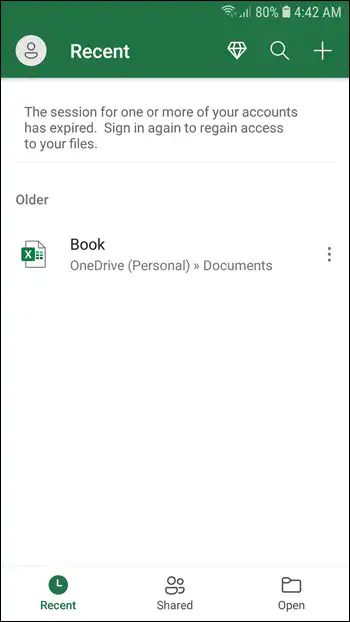 Cara Menghitung Sel dengan Teks di Excel di Aplikasi Android