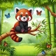 Hewan-Hewan yang Hidup di Hutan Bambu: Salah Satunya Panda Merah